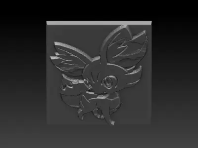 Cartoon Pokemon 3D print model