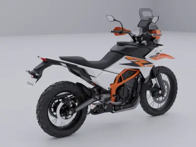 KTM 390 Adventure R Motorcycle 3D model