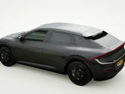 KIA EV6 2022 Low-poly 3D model