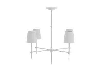 Cross Large Chandelier 3D model