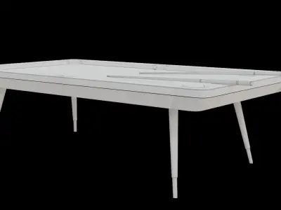 Goa Pool Table Destale Low-poly 3D model