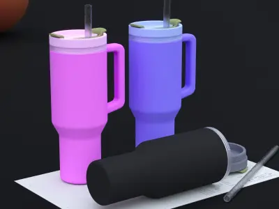 GENERIC HOT AND COLD THERMAL CUP 2025 3D model
