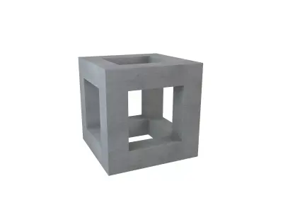 Concrete Block 3D model purchase