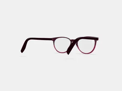 Blakeley Eyeglasses in Oxblood Fade 3D model