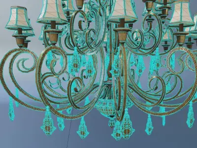 chandelier 3D model