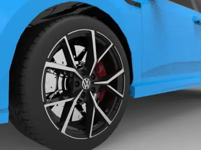 Volkswagen Golf R 8 2022 3D model