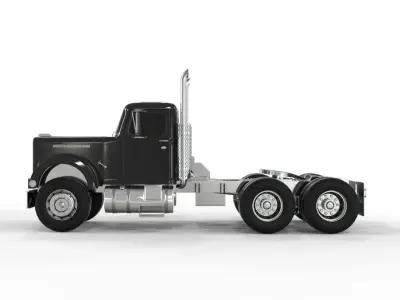 1970 White Western Star Truck  3D model