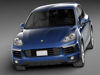 Porsche Cayenne S 2015 3D model