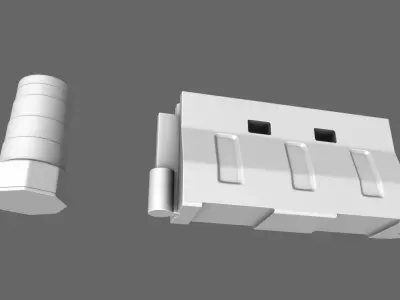 Street Barrier 3D model