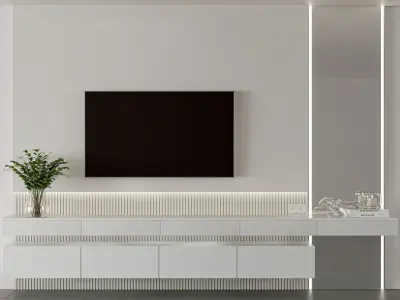 Bedroom Furniture Composition 10 3D model