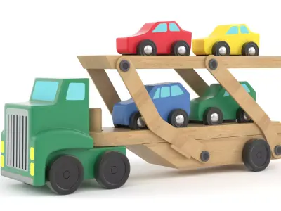 Wooden Toy 3D model get