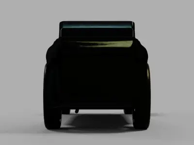 Antique Car - Bentley 1950 HP and LP Low-poly 3D model