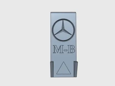 Phone holders cars logo easy print 3D model