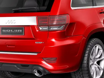 Jeep Grand Cherokee SRT8 2012 3D Model 3D model