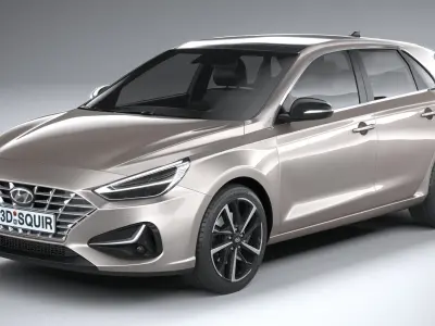 Hyundai i30 2020 3D model