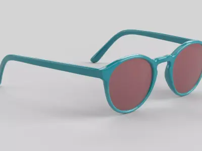 Trendy Eyewear Glasses Low-poly 3D model