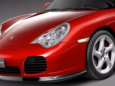 Porsche 911 Turbo 996 2002 3D model