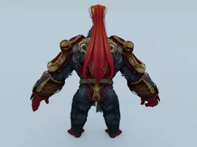 Gorilla Monkey kong 3D model