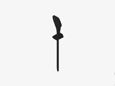 Shower - Hand - Luxury - Garment Low-poly 3D model