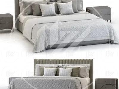 laskasas HARRY Bed No2 3D model