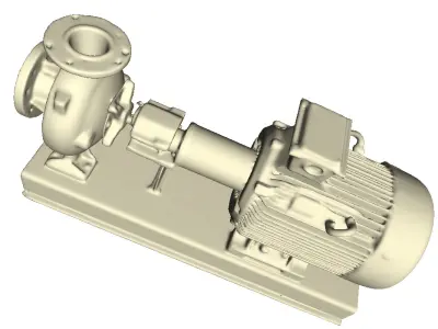 Water Pump 3D print model