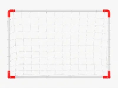 Small soccer goal 3D model