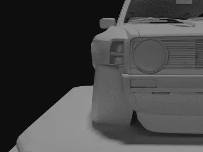 mini tuning golf gti model 3D print model