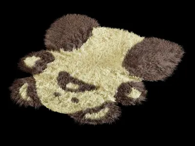 Bear carpet 3D model