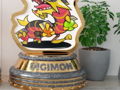 ornaments decoration cartoon Modern character 3D model