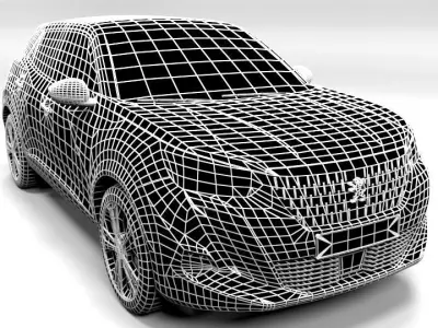 PEUGEOT 2008 2021 3D model