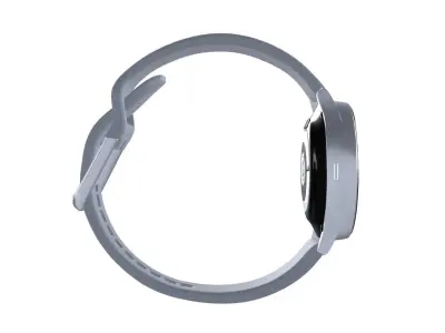 Samsung Galaxy Watch Active 2 - Aluminium Cloud Silver Low-poly 3D model