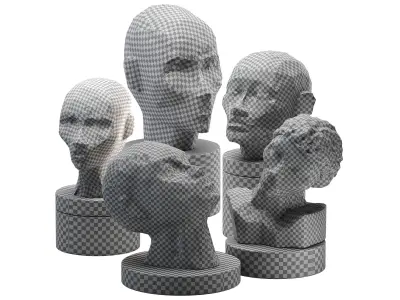 Bust Sculpture 3D model