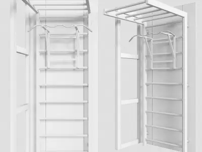 Children sports wall 3D model