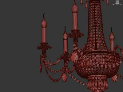 Chandelier Ancona e 1 6 6 200 GB 3D model