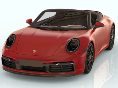 Porsche 911 GT3 992 3D Model 3D print model