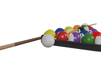 Biliards Balls 3D model