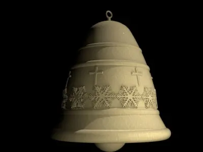 Christmas Bell Ornament 3D print model