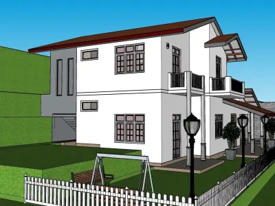 South Asian House P2 3D model