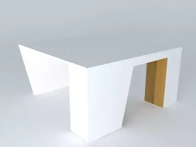 Architect set desk Free 3D model
