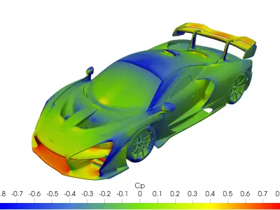 Mclaren Senna solid for CFD or 3D printing 3D model 3D model