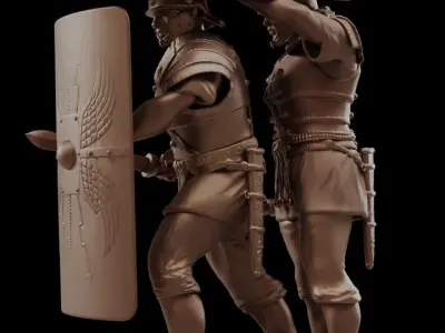 Roman Legioners 3D print model