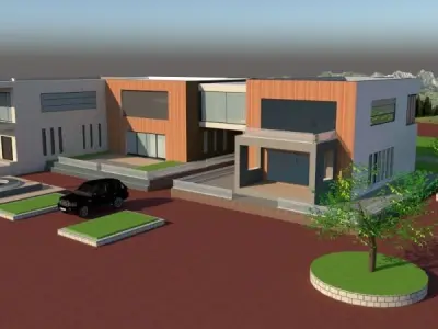 3Dmodel luxury house 3D print model