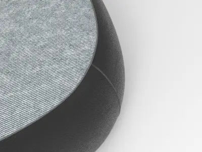 Gomi Pouf Low-poly 3D model