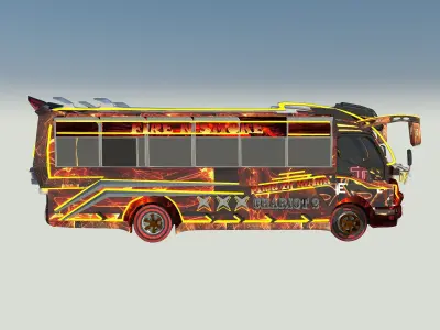 bus matatu 3D model buy