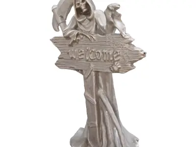 skeleton of death 3D model