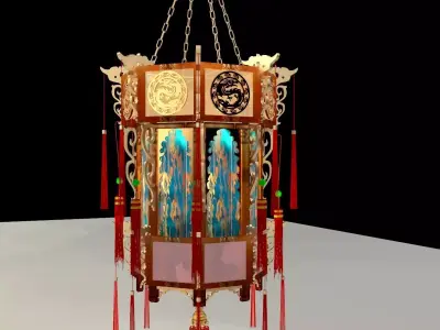Chinese Palace Lantern 3D model