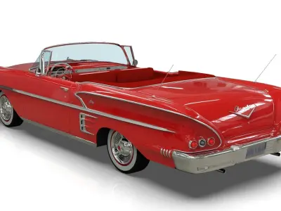 Chevrolet Impala Convertible 1958 3D model