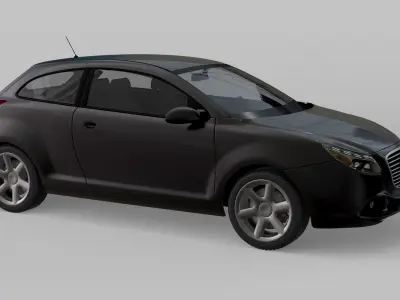 Hot Hatch Car 3D model