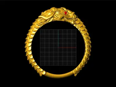 bRACELETE DRAGAO 3D model