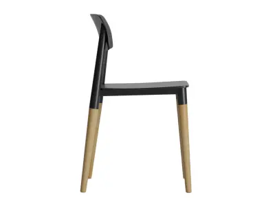 Redoak Black Chair 3D model
